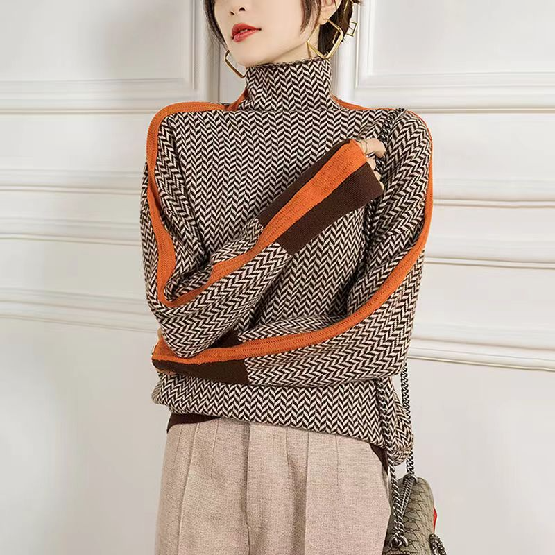 Jess - Jersey de cuello alto