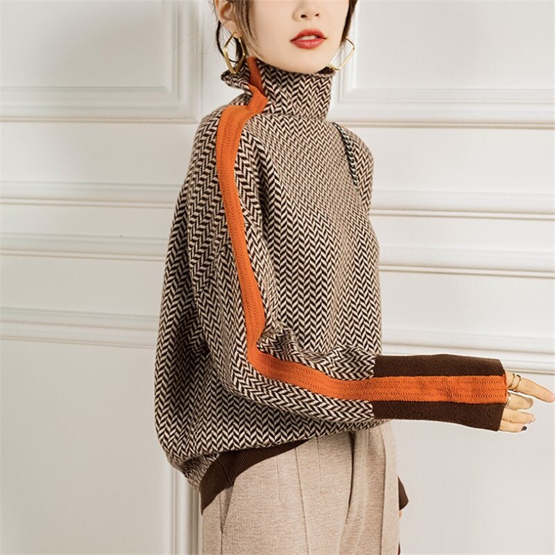 Jess - Jersey de cuello alto