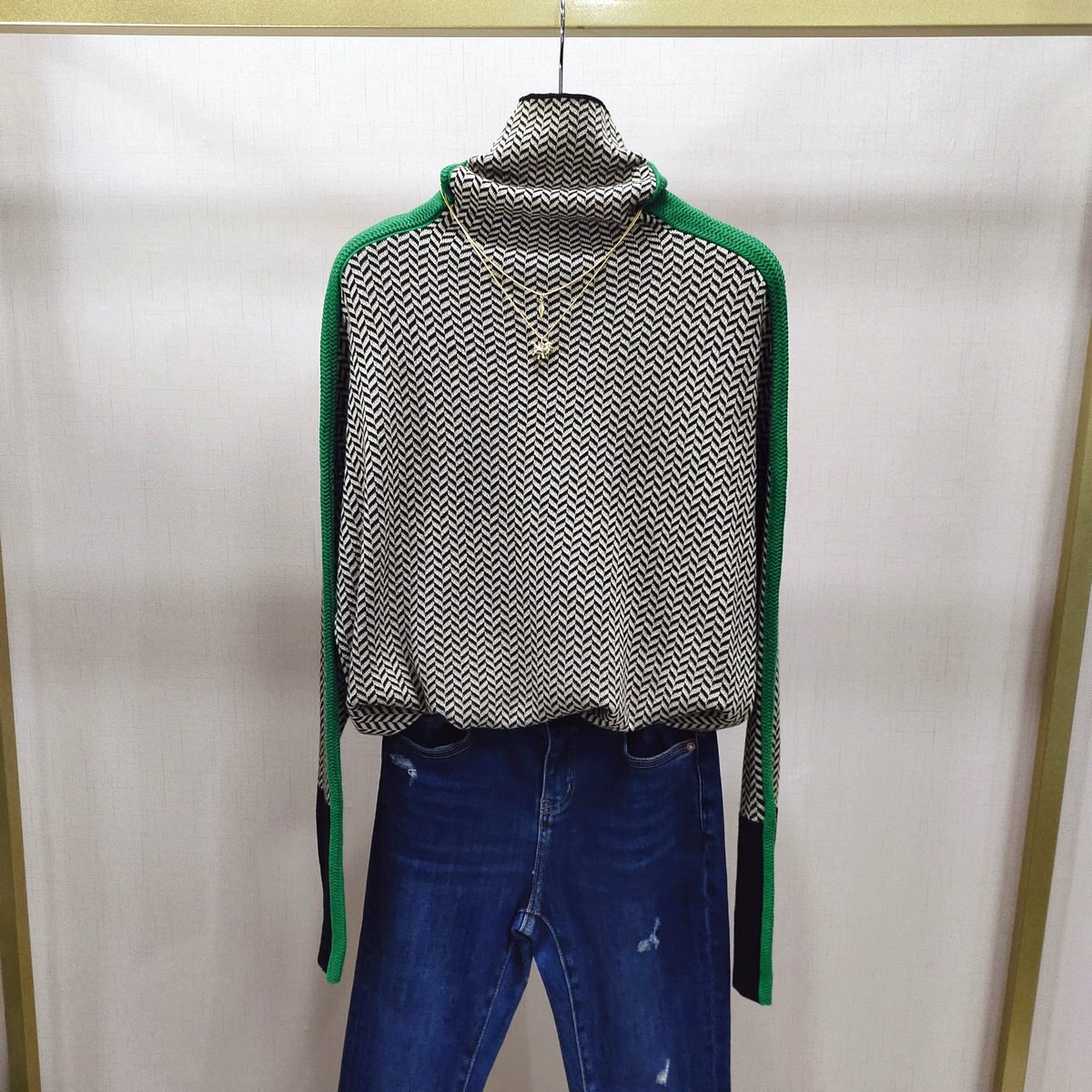 Jess - Jersey de cuello alto