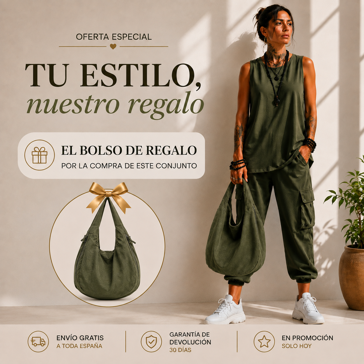 Irati | Conjunto casual de confort urbano