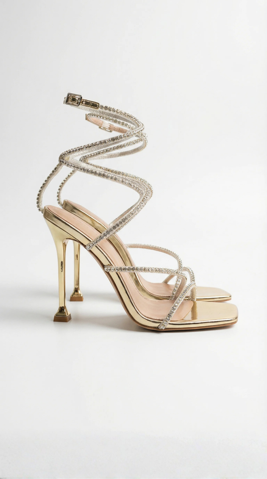 Jennifer | Tacones medio con resorte en el tobillo
