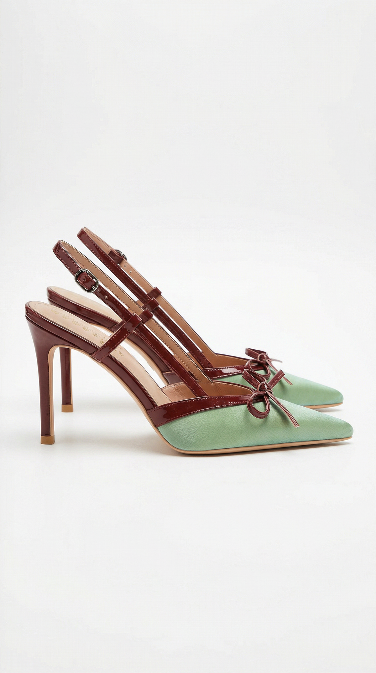 Rebecca | Tacones de Satén con Detalle de Lazo