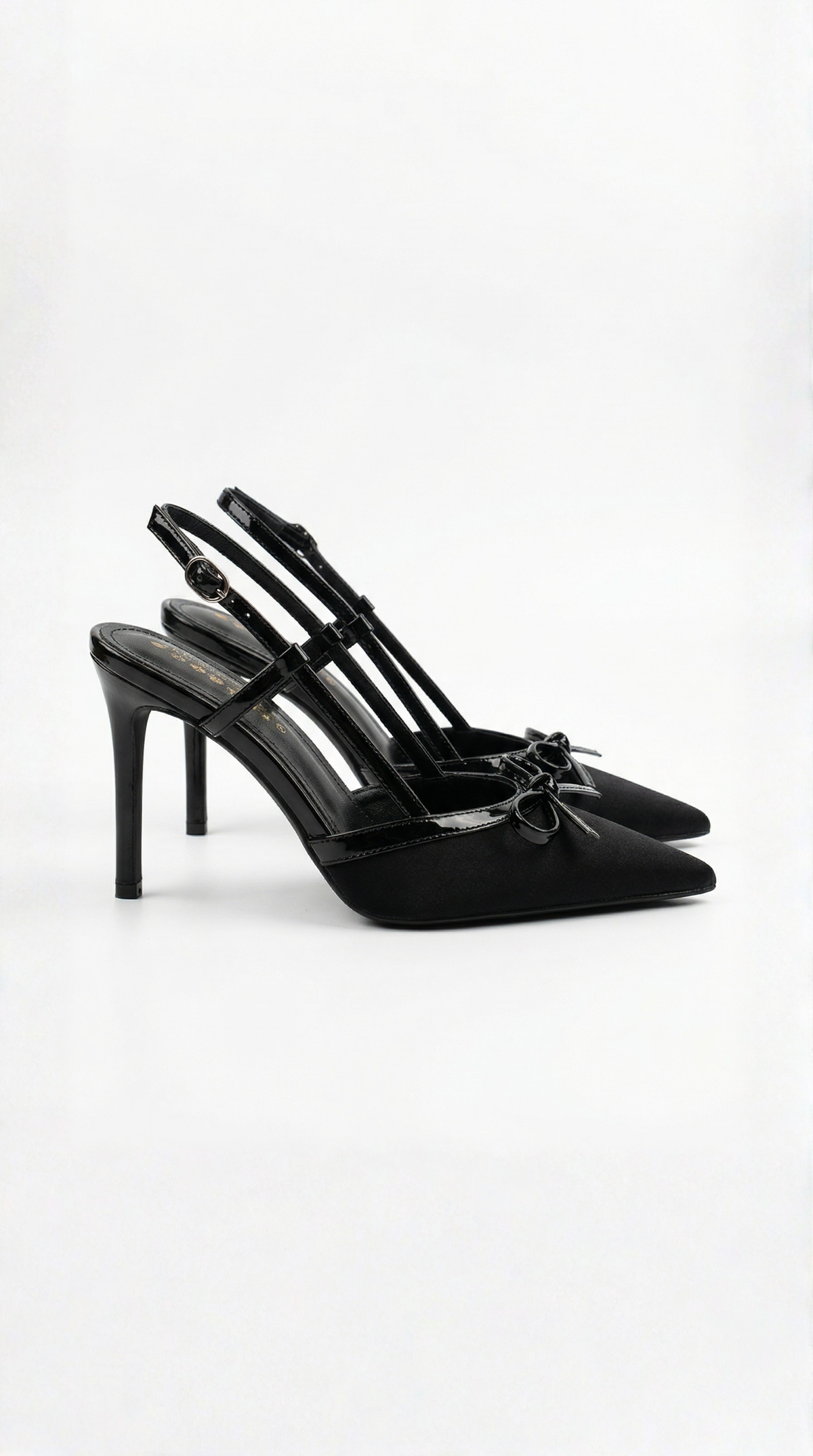 Rebecca | Tacones de Satén con Detalle de Lazo