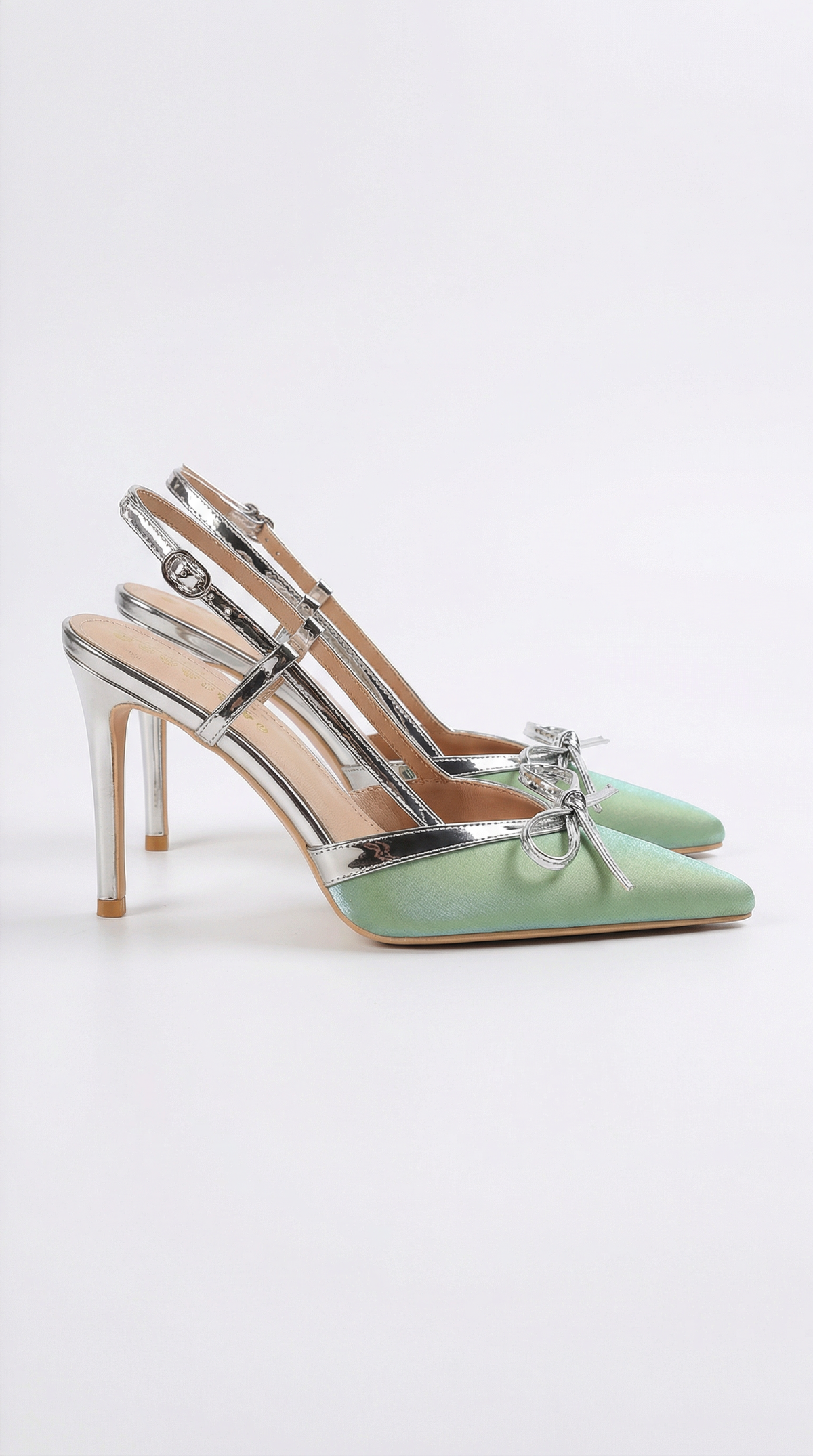 Rebecca | Tacones de Satén con Detalle de Lazo